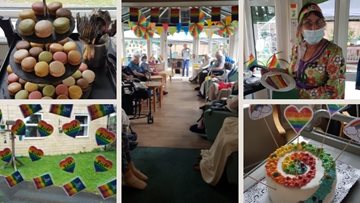 Celebrating Pride Month at Avon Court care home